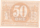 Greenland 50 Øre 1913 FDC-
