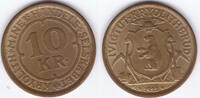Greenland 10 Kroner Kryolith mining RARE -