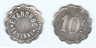 Guyana 10 Cent F.Tanon et cie -