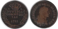 Italien 3 Tornesi Neapel und Sizilien Ferdinand IV. 3 Tornesi 1791 -