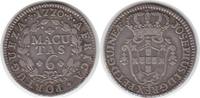 Portugal-Angola 6 Macutas José I. 1750-1777 -