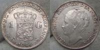Niederlande 1 Gulden Kleiner Randfehler.#P2 -