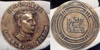 Luftfahrt Große Bronzemedaille Auf den Tod von Charles Lindbergh.#M -