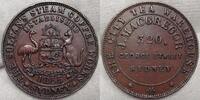 Australien Cu 1/2 Penny Winzige Randfehler. -