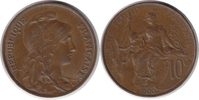 Frankreich 10 Centimes 1900 Dritte Republik 10 Centimes 1900 vorzüglich + 30,00 EUR  + 18,00 EUR frais d'envoi