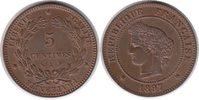 Frankreich 5 Centimes 1897 Dritte Republik 5 Centimes 1897 A, Paris fast... 50,00 EUR  + 18,00 EUR frais d'envoi