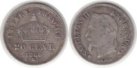 Frankreich 20 Centimes 1868 Napoleon III. 20 Centimes 1868 BB, Starsbour... 20,00 EUR  + 18,00 EUR frais d'envoi