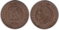 Frankreich 2 Centimes 1862 Napoleon III. 2 Centimes 1862 K, Bordeaux fas... 40,00 EUR  + 18,00 EUR frais d'envoi