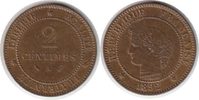 Frankreich 2 Centimes 1892 Dritte Republik 2 Centimes 1892 A, Paris fast... 50,00 EUR  + 18,00 EUR frais d'envoi