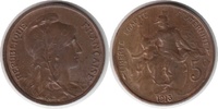 Frankreich 5 Centimes 1913 Dritte Republik 5 Centimes 1913 Stempelglanz 55,00 EUR  + 18,00 EUR frais d'envoi