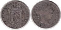 Spanien 40 Centimos 1866 Isabel II. 40 Centimos 1866 / 6 pointed Star se... 20,00 EUR  + 18,00 EUR frais d'envoi