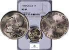 Greece 1-DRACHMA 1926 24924-2 NGC-MS64 85,00 EUR  + 25,00 EUR frais d'envoi