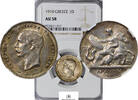 Greece SILVER-DRACHMA 1910 11224-6 NGC-AU58 125,00 EUR  + 25,00 EUR frais d'envoi