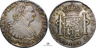 PERU SILVER-8-REALES 1796-LIMAE-IJ 71224-2 VF+ 180,00 EUR  + 25,00 EUR frais d'envoi