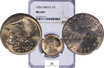 Greece 2-DRACHMAI 1926 171224-1 NGC-MS64+ 100,00 EUR  + 25,00 EUR frais d'envoi