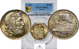 Greece SILVER-20-DRACHMAI 1930 22225 PCGS-MS62 230,00 EUR  + 25,00 EUR frais d'envoi