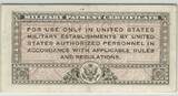 USA 5 Cents o.D. (1946) Military Payment Certificate Serie 461 Pi. M1 SUP
