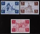 Französische Zone - Württemberg 5-50 Pfg. 1947 Kleingeldersatzscheine kompletter Satz mit allen 3 Scheinen SUP / TTB