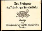 Deutsches Reich Propaganda 1941 Patriotik-Briefpapier mit 6 Nürnberger Motiven anlässlich Weihnachten (*) ungebraucht