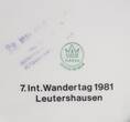 Deutschland - Leutershausen 1981 Porzellanteller auf Gustav Weißkopf und den 1. Motorflug der Welt