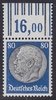 Deutsches Reich 80 Pfg. Hindenburg mit Wz. Waffeln -