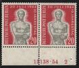 20 Pfg. 1954 Berlin 119  20. Juli  Paar mit HAN ** postfrisch