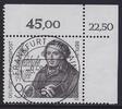 Berlin 90 Pfg. 'Mendelssohn' mit KBWZ und Ersttag Frankfurt am Main -