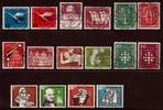 Bundesrepublik Deutschland 1955/56 Sondermarkenlot mit meist zentrischen Berlin-Charlottenburg-Stempeln, selten! gestempelt