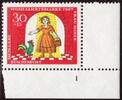 30+15 Pfg. 1967 Bundesrepublik Deutschland  Aschenputtel  mit Wohlfahrtszähnung mit Formnummer 1 Gfw4 ** postfrisch