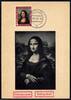 Bundesrepublik Deutschland 5 Pfg. 1952 Mona Lisa La Jokonda auf Maximumkarte mit Ersttagsstempel FDC / MK