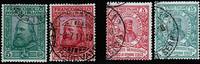 Italien 5 + 15 Cent. G.Garibaldi, beide Sätze sauber gestempelt -