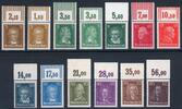 Deutsches Reich 3-80 Pfg. 385-97 Berühmte Deutsche 1926 mit Oberrand -