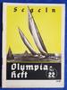 Deutsches Reich Olympiade Berlin 1936 Olympiaheft Nr.22 Segeln -