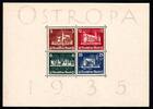 Deutsches Reich 3-25 Pfg. 1935 OSTROPA - Block ungebraucht im Originalmaß (*)