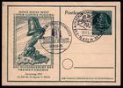 Berlin 10 Pfg Glocke I Sonder-Ganzsache zum Europa-Zug mit Sonderstempel -