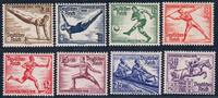 Deutsches Reich 3-40 Pfg. Olympiade 1936 Einzelmarken aus Block -