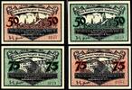 Deutsches Reich 1921 Notgeld-Ausstellungen in Aschersleben, Halle a.d.S., Kahla und Nürnberg I