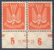 Deutsches Reich 50 Pfg. 1924 347 Flugpost Holztaube mit HAN postfrisch **