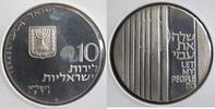 Israel 10 Lirot Gedenkmünze auf den 'Kampf für die Freiheit' -