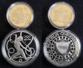 200 + 1000 öS 1995 Österreich  100 Jahre Olympische Spiele der Neuzeit  Set Gold und Silbermünze PP in Etui mit Zertifikat
