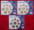 Suomi/Eire/Greece 3x 3,88 € drei Themen-KMS zu '10 Jahre EURO' mit Sonder-2er -