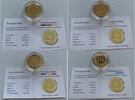 Monaco / Vatikan / SanMarino / Andorra / BRD 2015 30 Jahre Europaflagge 5 Medaillen in Gold in geringer Auflage von nur 500 Sets FB