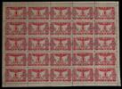 25x 1 Punkt 1942 ca. Generalgouvernement Prämienmarke, 1. Ausgabe 1 Punkt Zucker/Cukier mit Hoheitsadler im Originalbogen (*)