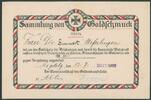 Deutsches Reich 1916/17 Gold gab ich für Eisen Spendenurkunde, Medaille und Werbepostkarte im Set I / SUP