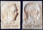 Deutsches Reich 'Adolf Hitler' Gips-Negativ-Abdruckform für eine Büste -