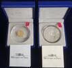 Frankreich 5 + 10 Euro 'La Semeuse' 50° anniversaire de la V° république -