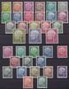 Bundesrepublik Deutschland 5-300 Pf. Heuss I-III mit Lumogen und lgd.WZ, alle Heuss-Ausgaben komplett -