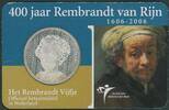Niederlande 5 Euro '400. Geburtstag Rembrandt van Rijn' in Coincard -