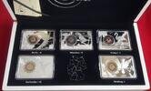 Bundesrepublik Deutschland 5x 5 € 2017 ADFGJ Tropische Zone tolle Silberbarren-Kollektion in aufwänd. LED-Präsentationsbox FDC / FB mit Zertifika...