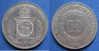 Brasilien 1000 Reis Pedro II. (1831-89) -